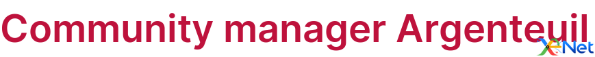 Community manager Argenteuil